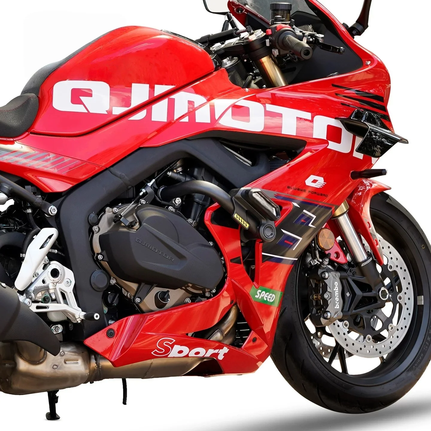 For QJMOTOR SRK600RS/800/800RS/921/TRK600RS protective modification accessories: guard bar, bumper, racing bar