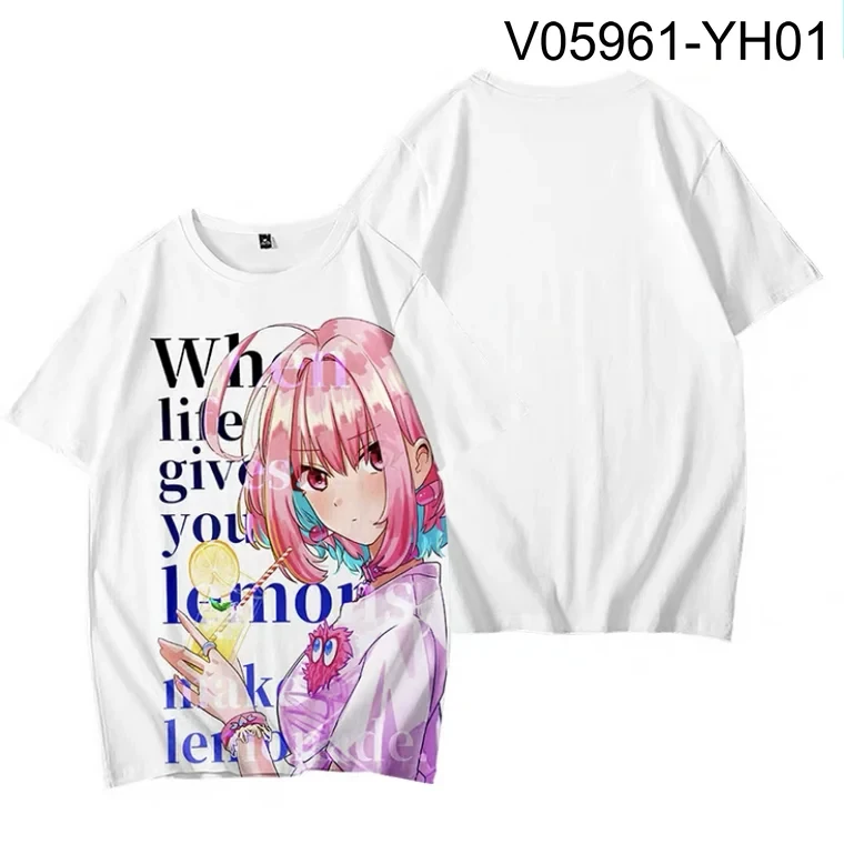 Japan Anime Yumemi Riamu 3D Print T Shirt Women Men Summer O-neck Short Sleeve Funny Tshirt Graphic Cosplay Clothing view 4