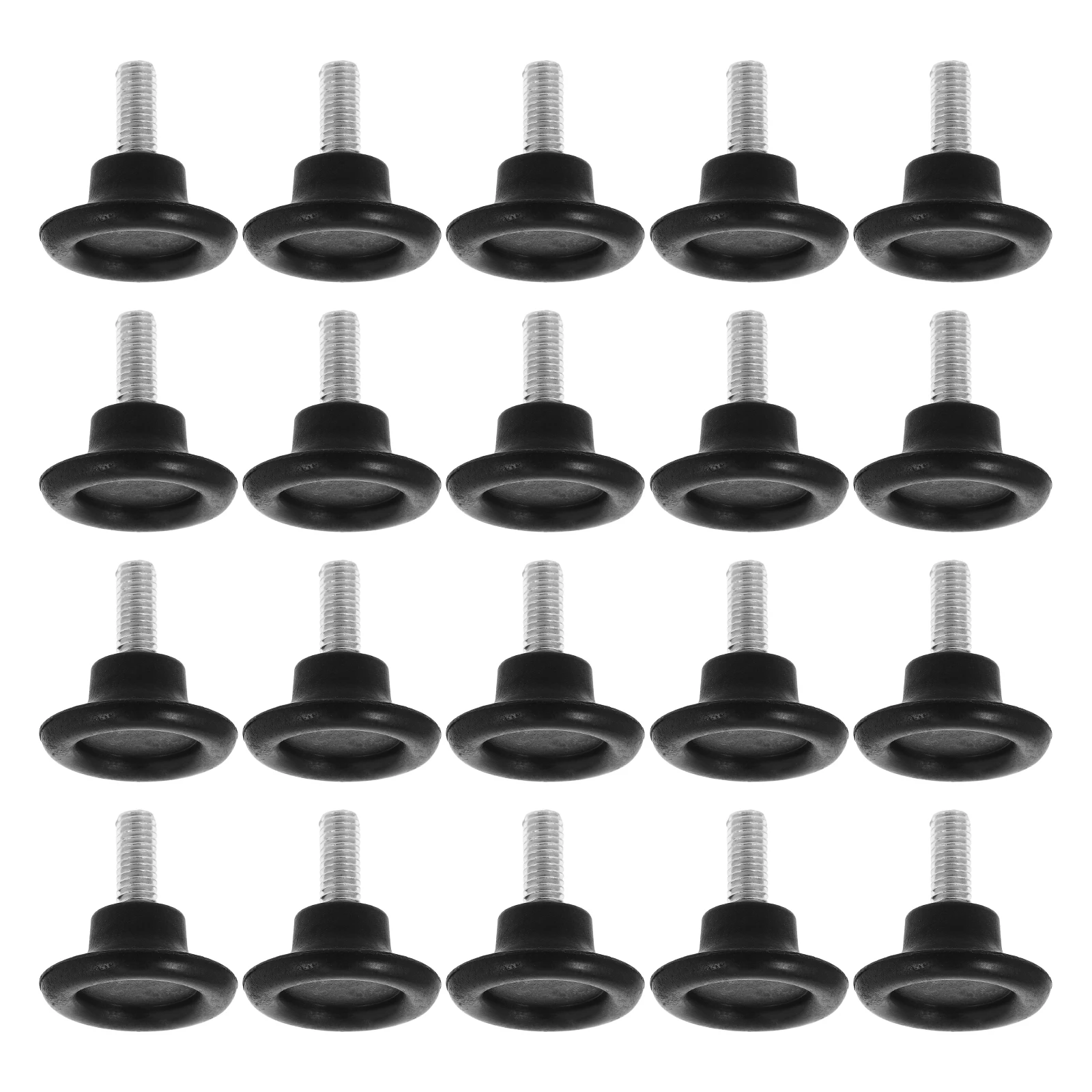 

20PCS Adjustable Furniture Feet Heavy Duty Leveling Legs for Cabinet Chair Table Non Slip Screw On Glide Furniture Parts