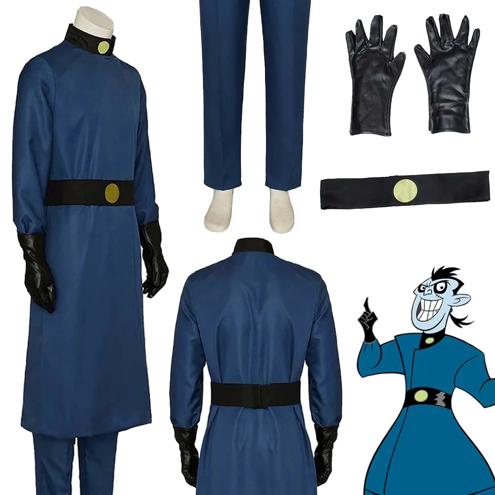 

Fantasia Villain Dr. Drakken, одежда для косплея, костюм с героями мультфильмов Disfraz для взрослых и мужчин, фантазийная карнавальная праздничная одежда на Хэллоуин