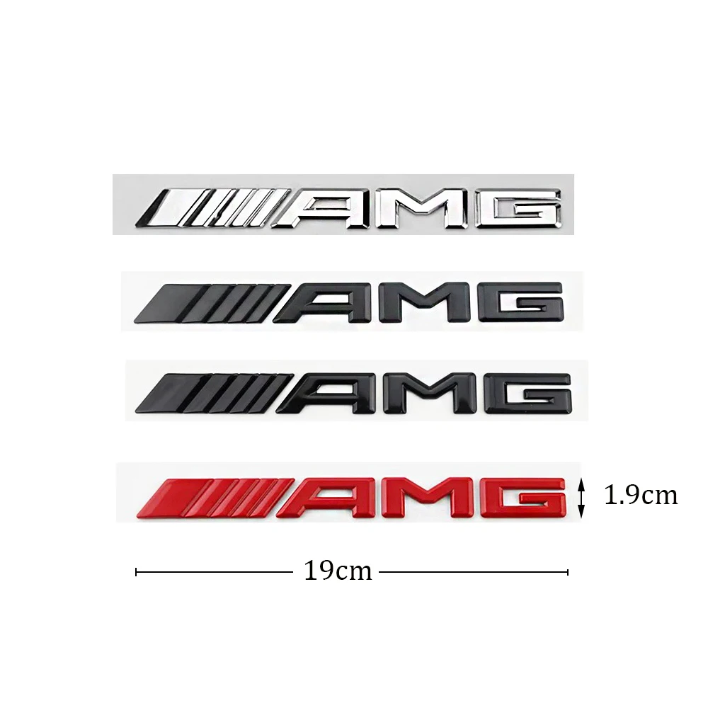 

1pcs AMG Emblem Letters Car Rear Trunk Sticker for Mercedes A B C E G W203 W204 W205 W176 W177 W212 W213 AMG