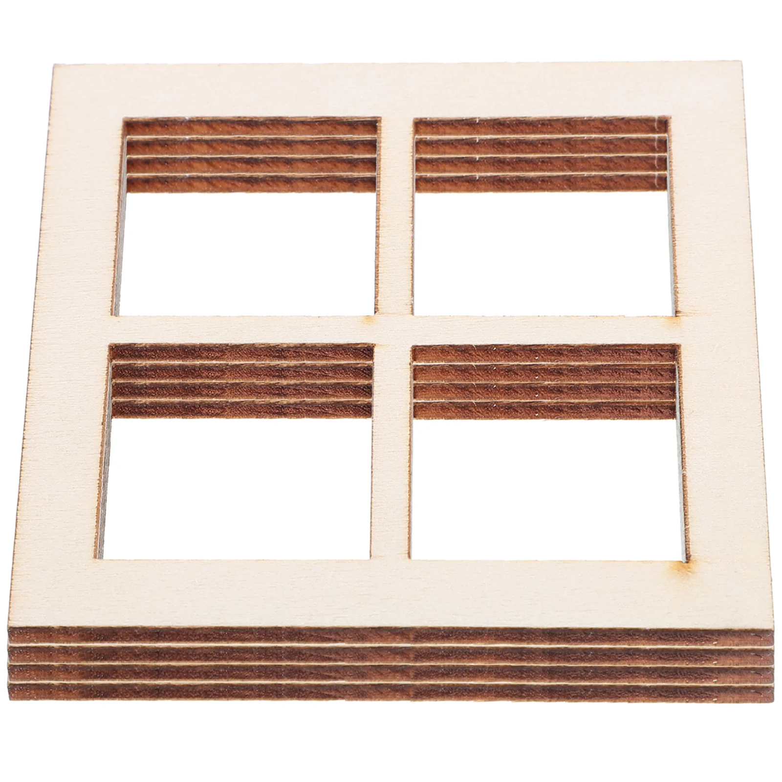 

Dollhouse Windows Wooden Dollhouse Window Frame Dollhouse Furniture Miniature Window Frames Doll House Furniture Accessories