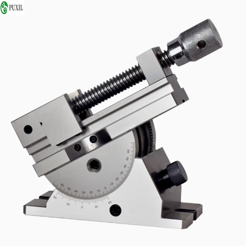 High Precision 2-Inch Universal Grinder Precision Vise Screw Sine Slope Adjustable Angle Screw Tool Precision 0.005mm
