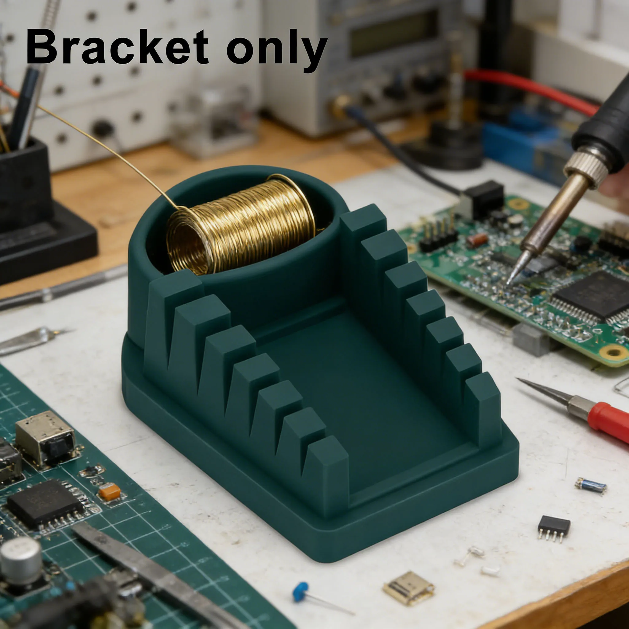 6 Slot V-Groove Silicone Solder Wire Holder Heat Resistant Weld Support Tool Soldering Auxiliary Accessory For Welding Work