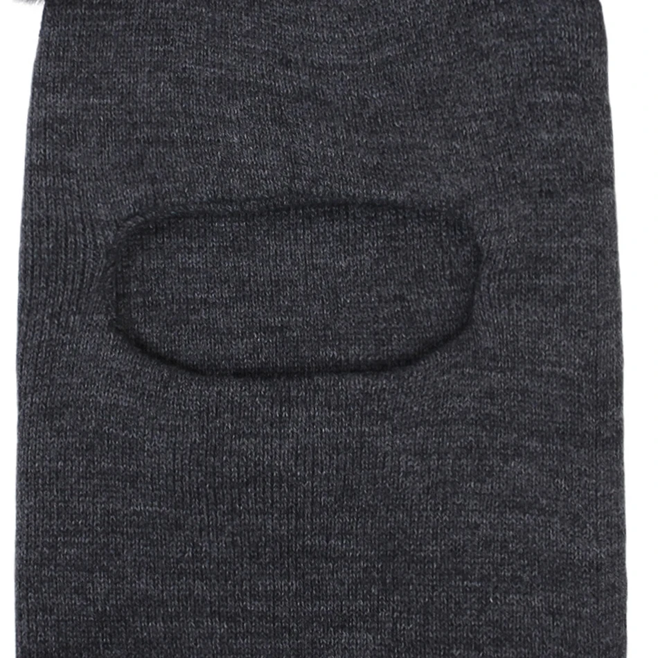 الأطفال مزدوجة الكرة سدادات حماية الأذن قبعة الطفل غزل متماسكة قبعة بالاكلافا الخريف بلوفر شتوي هدية الكريسماس الاطفال 1 قطعة قبعة #5