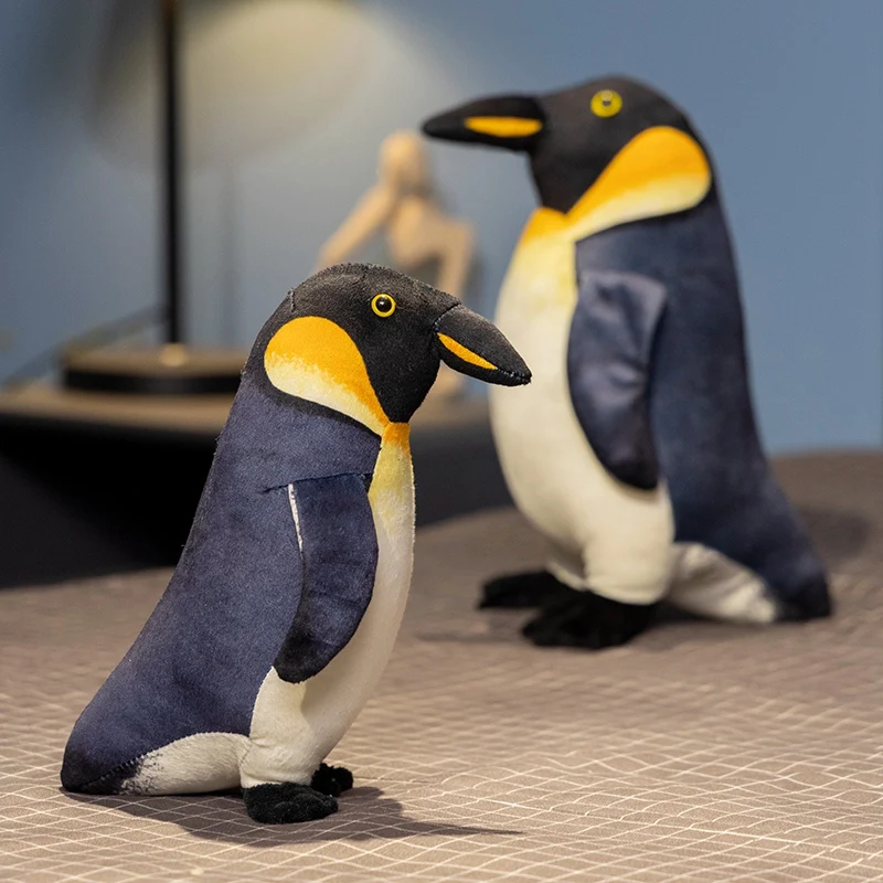 25/35cm simulação bonito em pé imperador pinguim brinquedo de pelúcia reallife antártico animal marinho bonecas recheadas presente aniversário para crianças