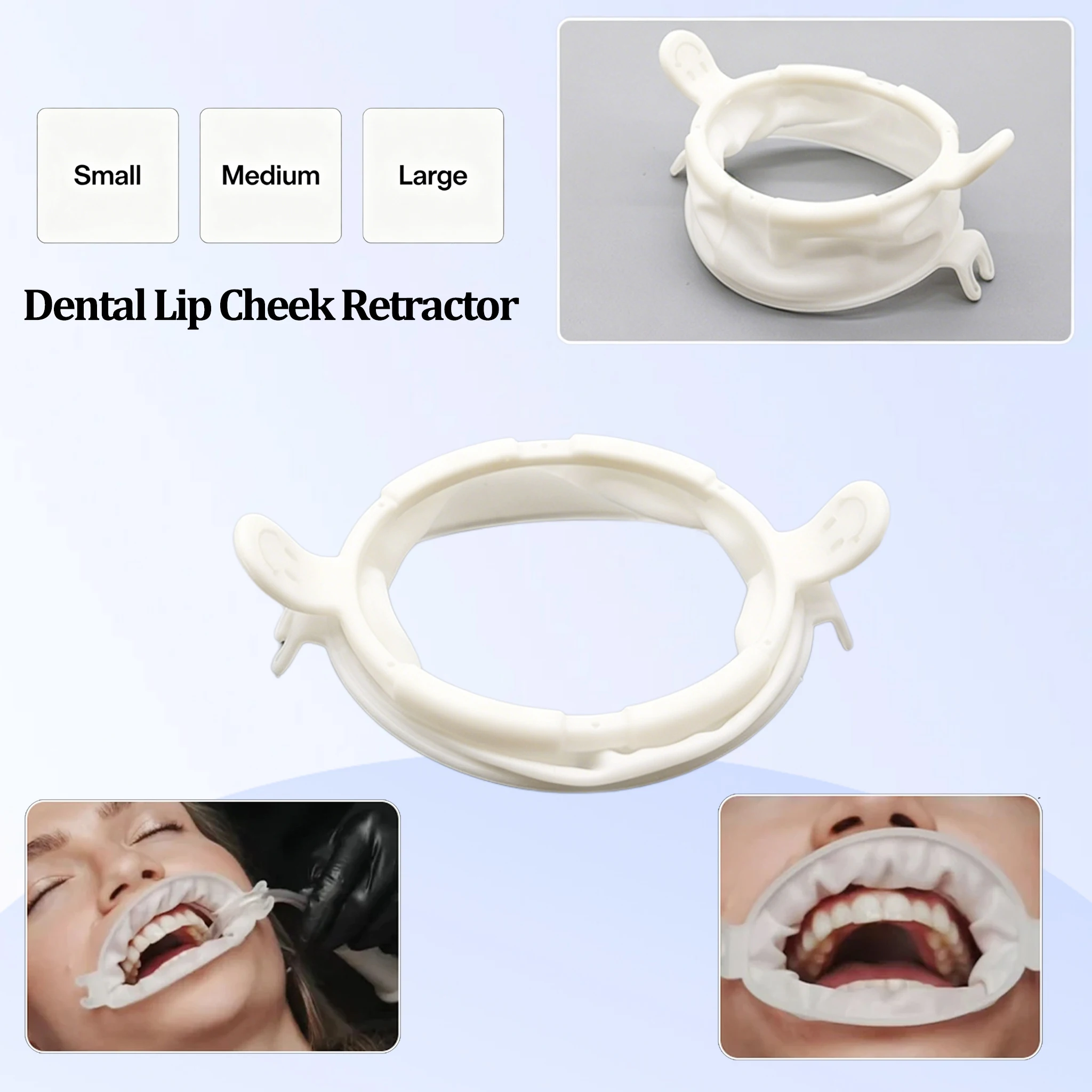 

Dental Lip Cheek Retractor Soft Rubber O Shape Mouth Opener Disposable Orthodontic Dentistry Tool S/m/l