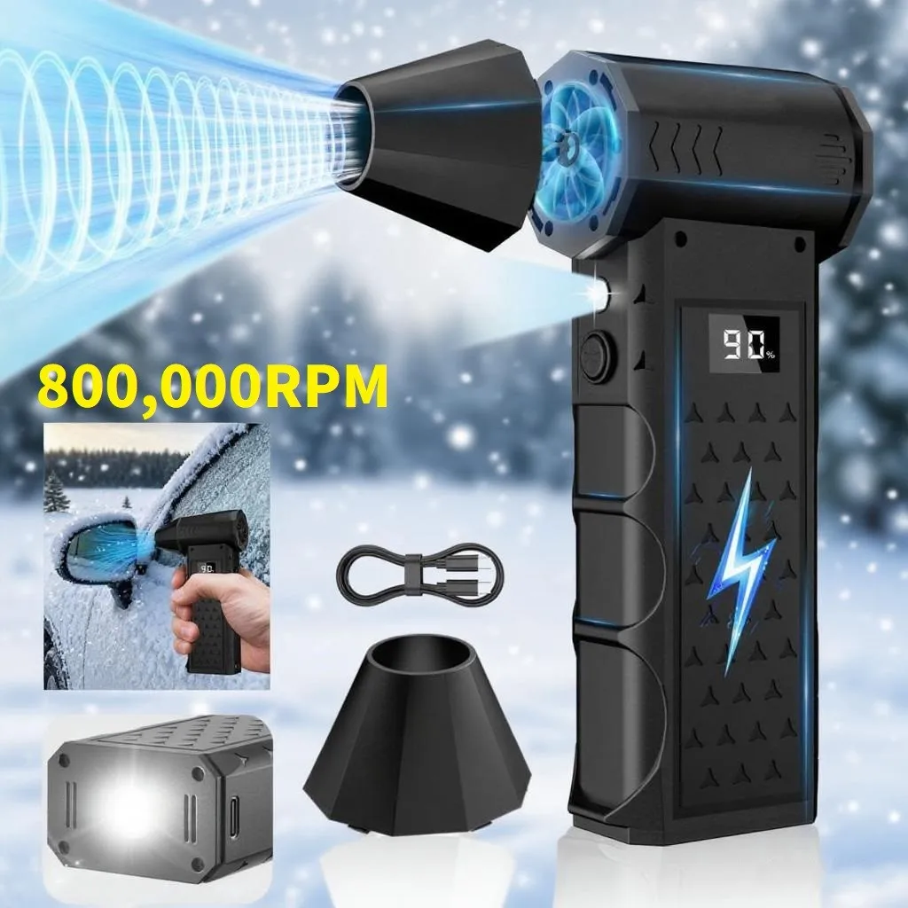 Мощный вентилятор, скорость, мощный бесщеточный турбовентилятор, беспроводная электрическая воздушная тряпка для дома/сада/автомобиля, очистка снега Мощный вентилятор, скорость, мощный бесщеточный турбовентилятор, беспроводная электрическая воздушная тряпка для дома/сада/автомобиля, очистка снега