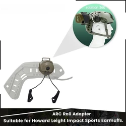 1 Pair Tactical Headset Mount ARC OPS-CORE Helmet Rail Adapter for Howard Leight Impact Sport Hunting Shooting Headset