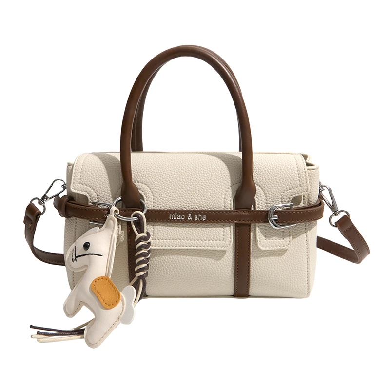 

Vintage Inspired Luxury Diaper Bag For Women Designer Leather Crossbody Bag Elegant Large Capacity Tote For Modern Moms