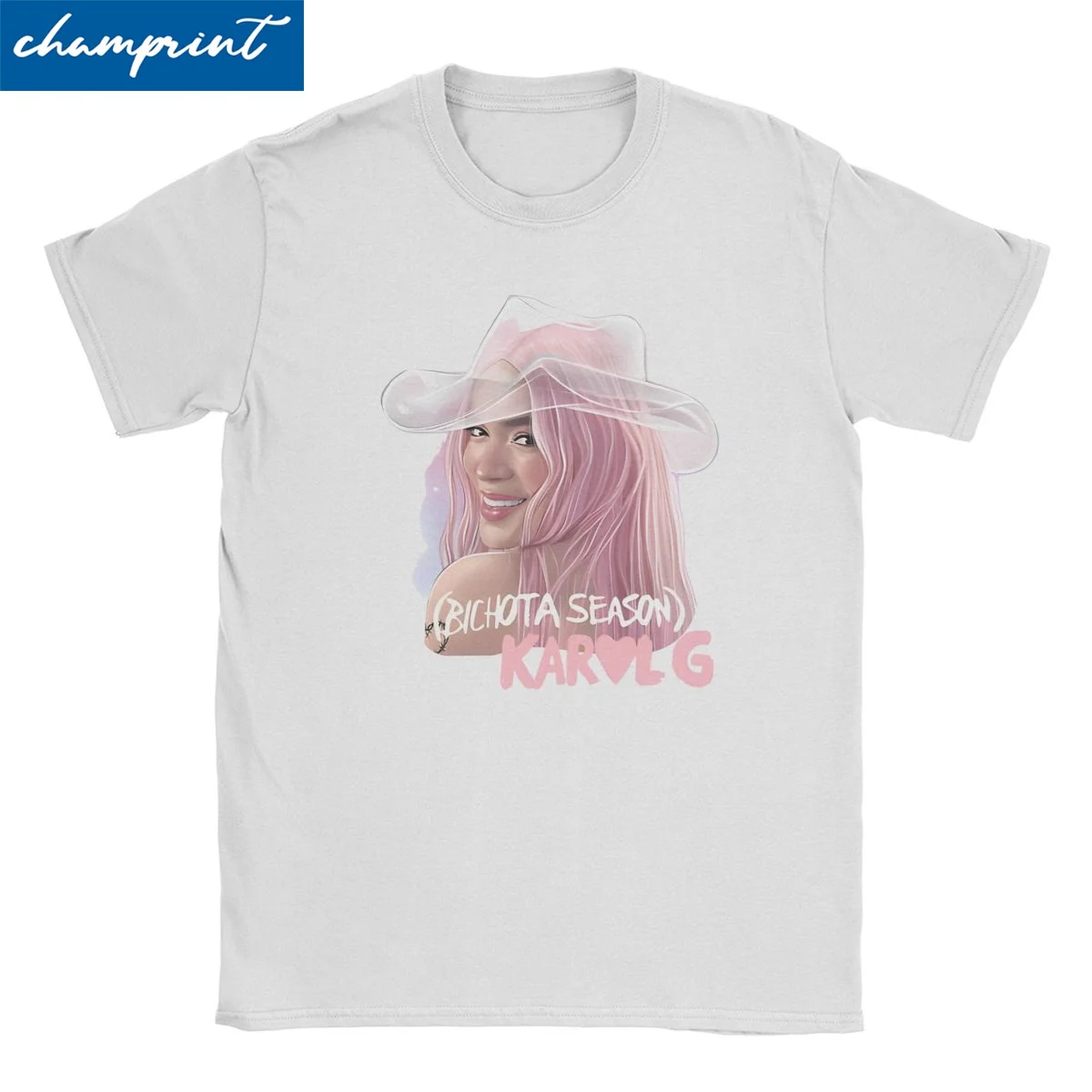 Футболка Karol для мужчин и женщин, 100% хлопок, с круглым вырезом