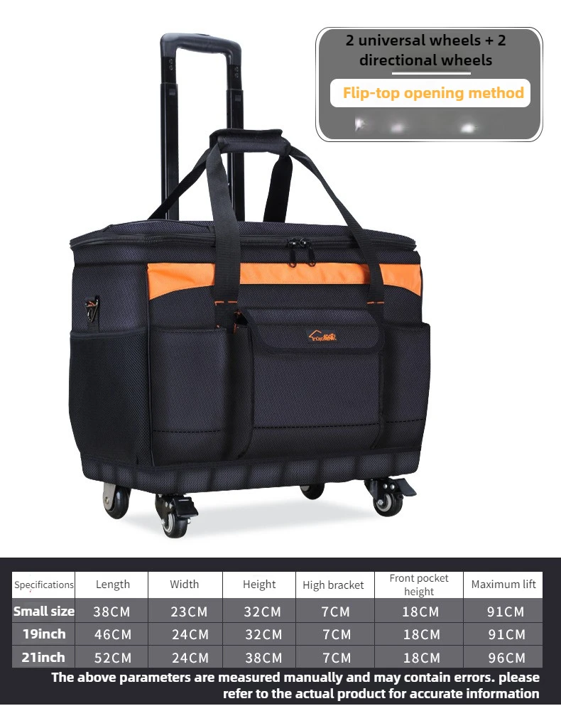 كبير متعدد الوظائف أكسفورد القماش إصلاح بعد البيع حقيبة كهربائي قماش الكتف أداة حقيبة التعادل قضيب أداة حقيبة