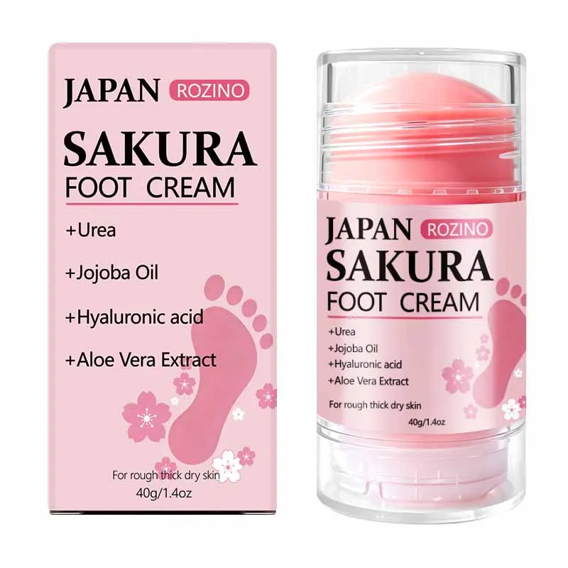 [Super Anti-Rissbildung] Sakura 60% Urea + 2% Salicylsäure Hand- und Fußpflegestift Plus+, Super Anti-Rissbildung Hand- und Fußcreme-Stift, spendet Feuchtigkeit von innen in 5 Minuten, schnelle Wirkung, 72-Stunden Tief – Detail 11