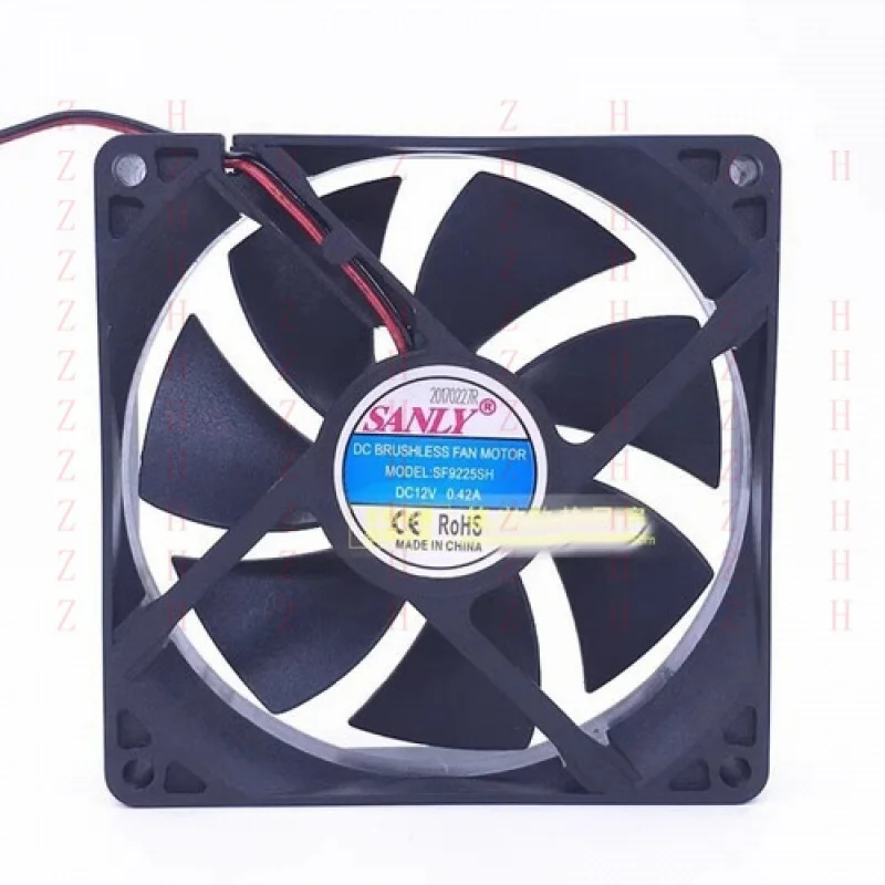 

XXZ for 1X 2-Wire Cooling Fan SF9225SH 12V 0.42A 9CM 9025