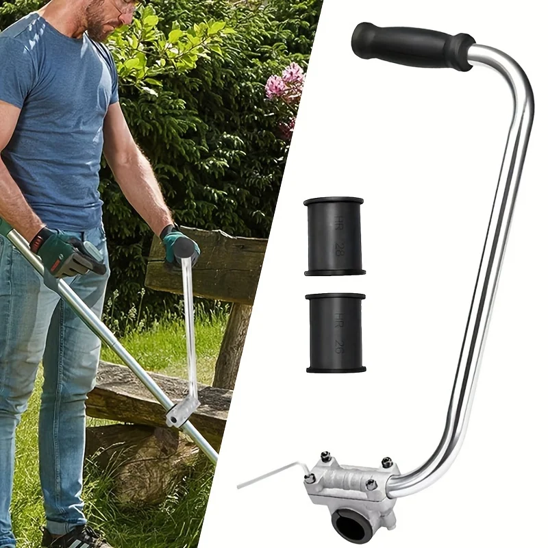 

Регулируемый эргономичный удлинитель ручки газонокосилки, удобный садовый пейзажный триммер, ручной аксессуар для газонокосилки