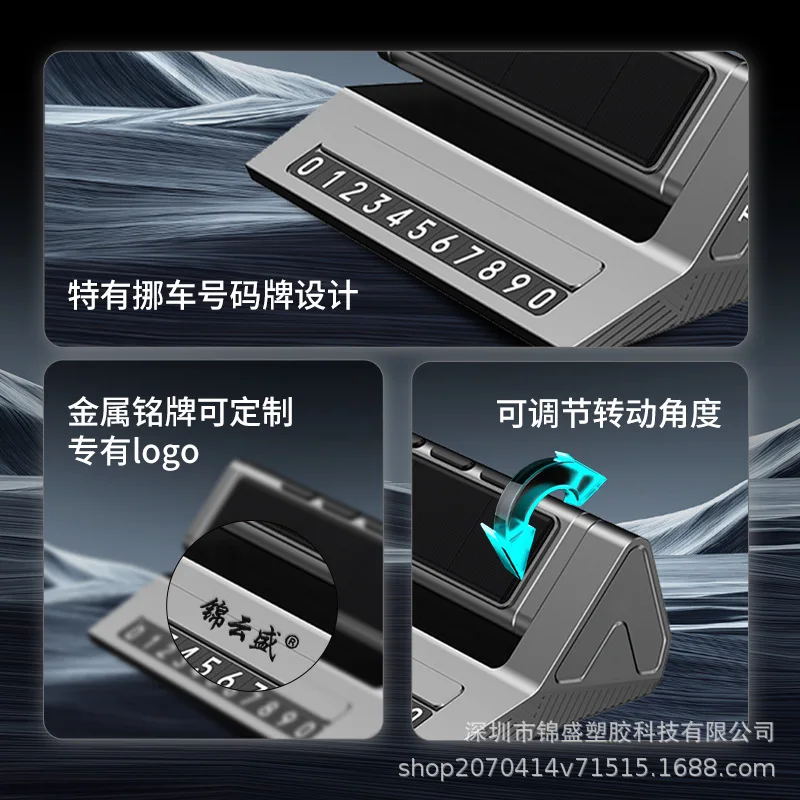 Solar Tire Pressure Monitoring System TPMS with 4 Internal and External Sensors Digital Display High Precision Universal for
