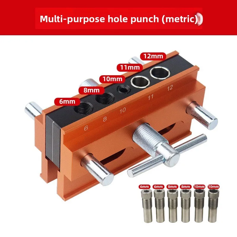 Extra Long Vertical Doweling Jig for Woodworking Drill Guide Self-centering Hole Drilling Alignment Tool