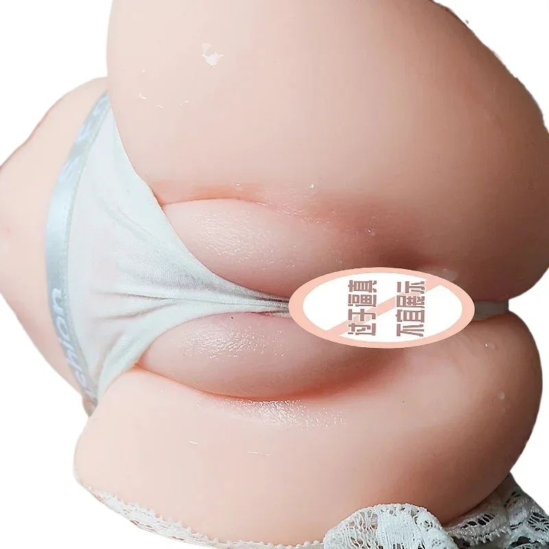 Real Silicone Vaginal Big Ass Half Body Beauty Leg Sex Dolls Male Masturbation Cup Anus Dual Channel Realistic Pussy Sex Toys