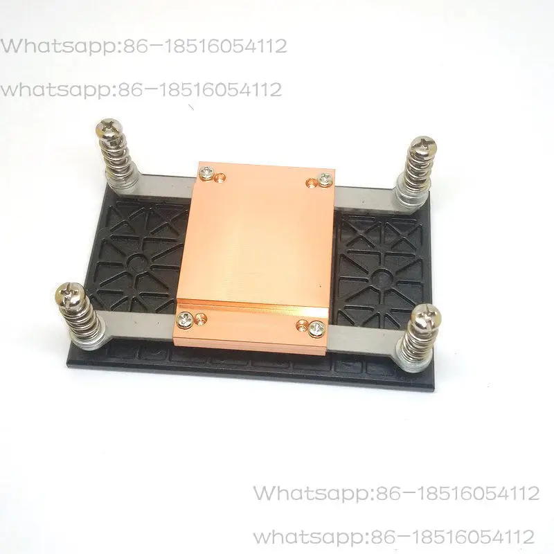 AM4/AM5 CPU platform thermal conductivity copper clamp plate, 6-hole heat pipe clamp plate, screw backplate installation