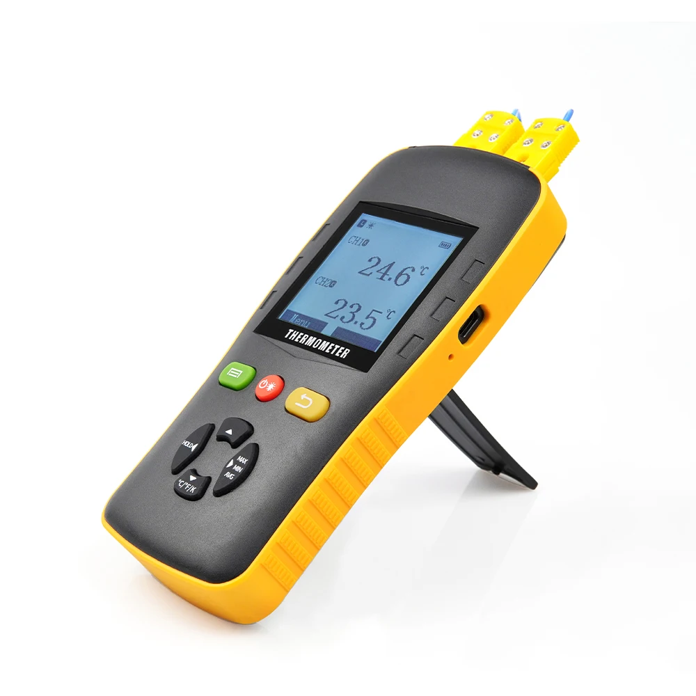 

61,440 Recordings Thermocouple Sensor TC602 Handheld Thermometer Thermocouple Thermometer