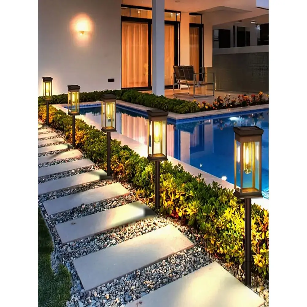 

16pcs UltraBright Tungsten Filament Garden Lamps, HighBrightness Tungsten Filament LED Lamp Beads Outdoor Solar Street Lamps, 2