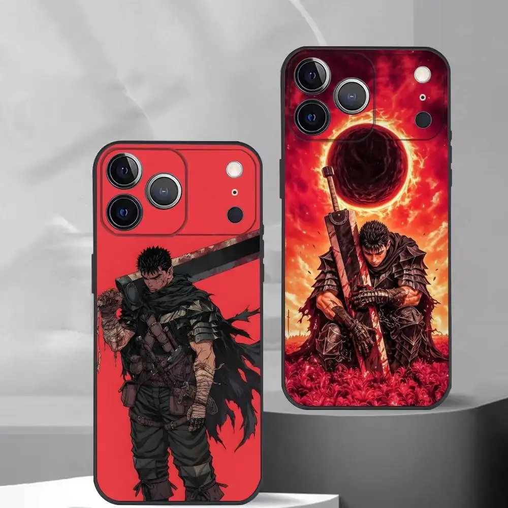 Berserk G-Guts Phone Case Silicone Soft For IPhone 17 16 15 14 13 12 11 X XR Plus Pro Max Plus