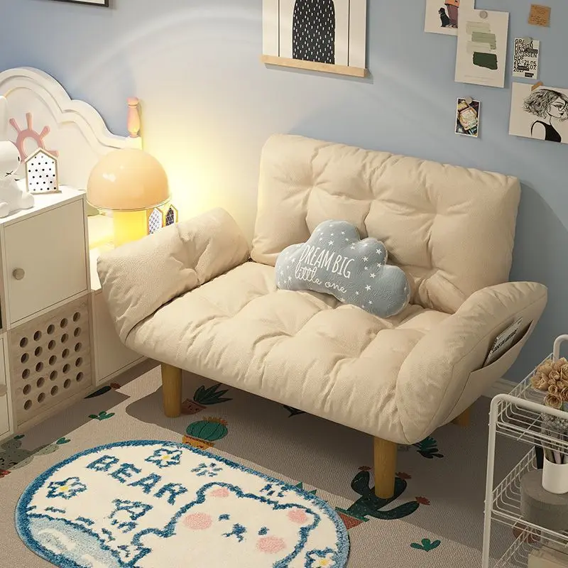 Lazy sofa double rental room bedroom bay window small apartment tatami balcony leisure folding sofa bed recliner