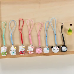 Sanrio Kawaii HelloKitty Small Bell Multi Functional Pendant Exquisite Key Chain Mobile Pendant Backpack Pendant Holiday Gift