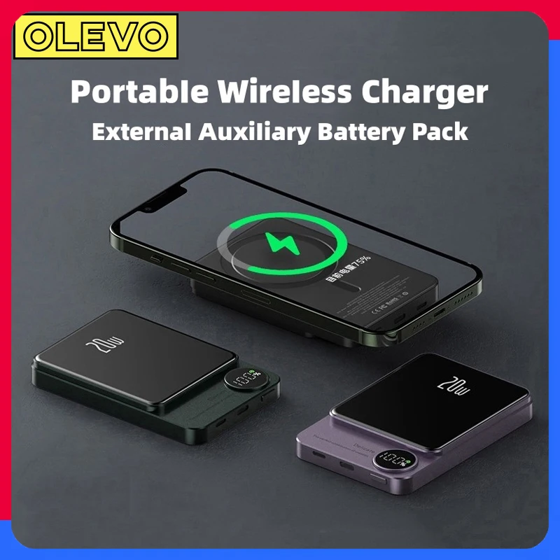 10000mAh سبيكة Macsafe قوة البنك المغناطيسي اللاسلكي شاحن سريع آيفون 17 16 15 14 13 12 11 Xiaomi هواوي سامسونج Powerbank #2