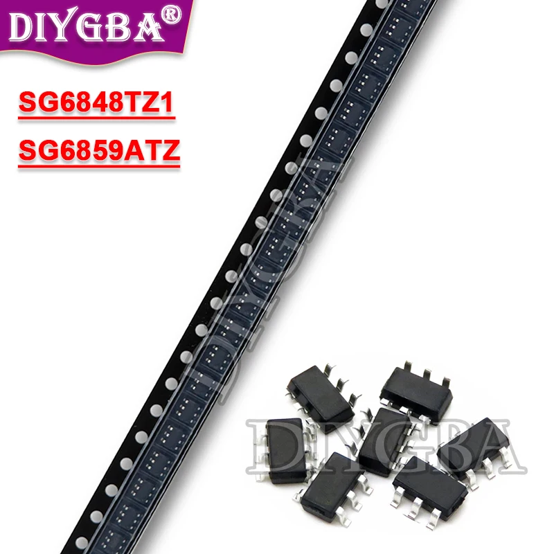 10PCS SG6848TZ1 SG6848 SOT23-6 SOT SG6848T SG6859ATZ SG6859A SG6859 IC Chipset