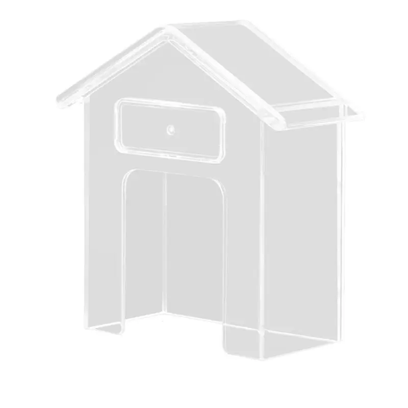 A02M-Waterproof Cover For Wireless Doorbell Transparent Plastic Doorbell Rainproof Cover Home Door Bell Button Rain Protector