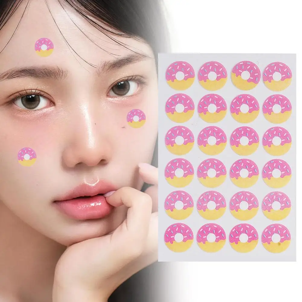 Cartoon Hydrocolloid Acne Patches Ice Cream Dessert Style Acne Improve Skin Stickers Makeup Removal Invisible Care Beauty A L3Z8