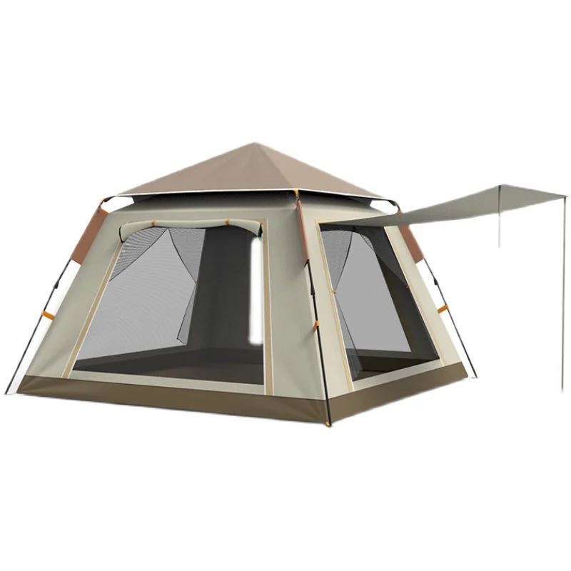 Tent Outdoor Automatic Quickly Open Portable Folding Thickening Rainproof Sun Protection Camping Wild Camping Equipment