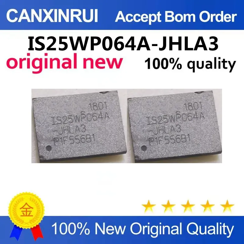(5-100piezas) Straight shot; actual shot brand new original IS25WP064A-JHLA3 in