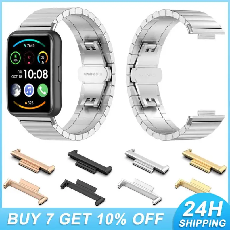 Strap Connector Metal Connector Bracelet Accessory For Huawei Watch Fit 2 Metal Link Attachment 20mm Replacement