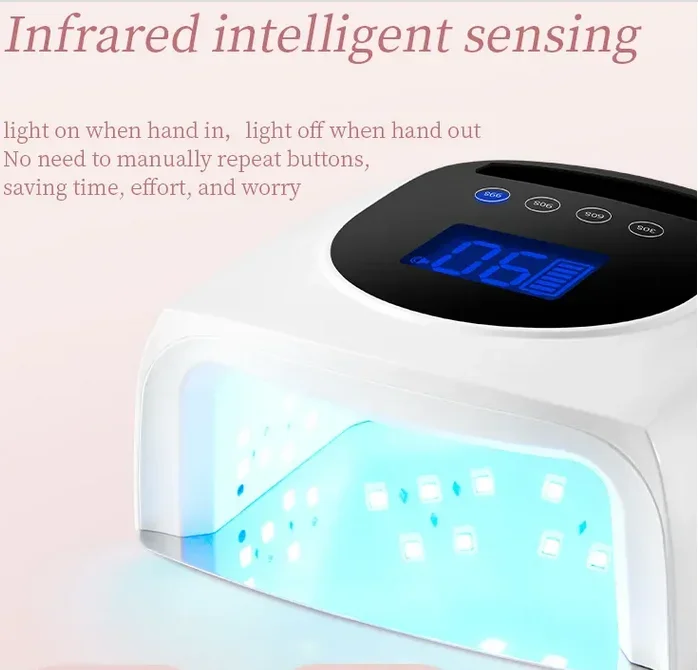 

-Light 42 Beads Powerful X30 Cordless LED Nail Lamp With Portable Handle