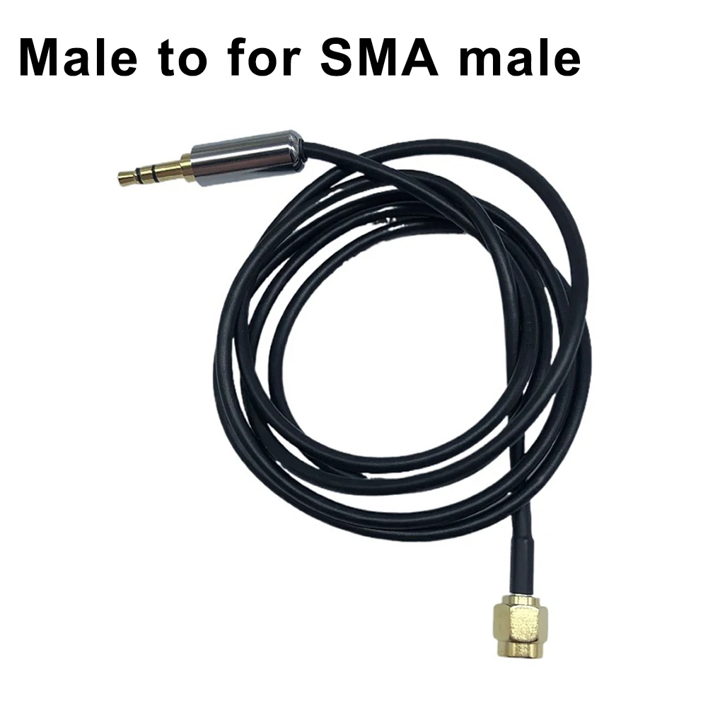3.5mm Male To Male RF Extension Cable With Suction Cup Adapter For Radio Wireless Receiver Signal Improvement 6m