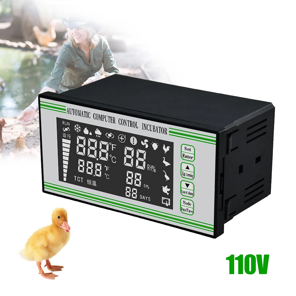 

Automatic Egg Incubator Controller, Temperature and Humidity Sensor, XM-18S Thermostat