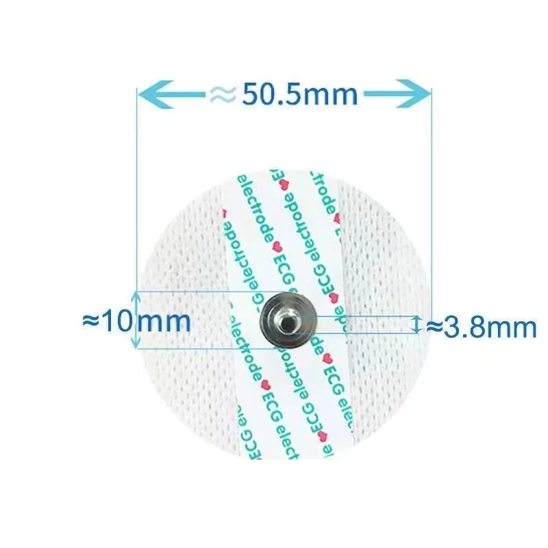 50 قطعة أقطاب ECG الكهربائية الطبية القابل للتصرف التصحيح EKG ملحق غير المنسوجة