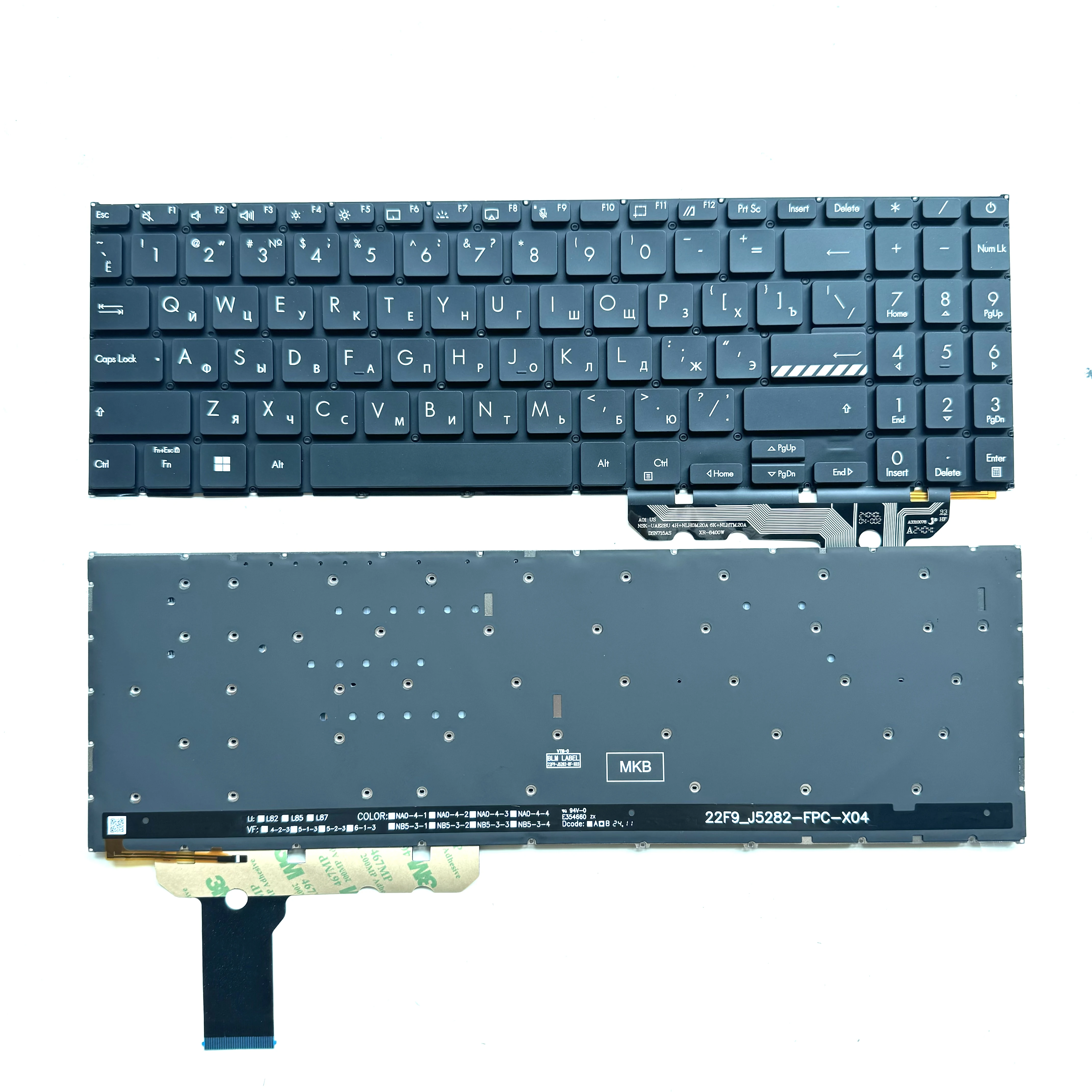 XIN-Russian Backlit Laptop Keyboard For Asus Vivobook X1504 X1504ZA X1504VA X1504V X1504Z F1504 F1504ZA E1504 E1504F E1504FA