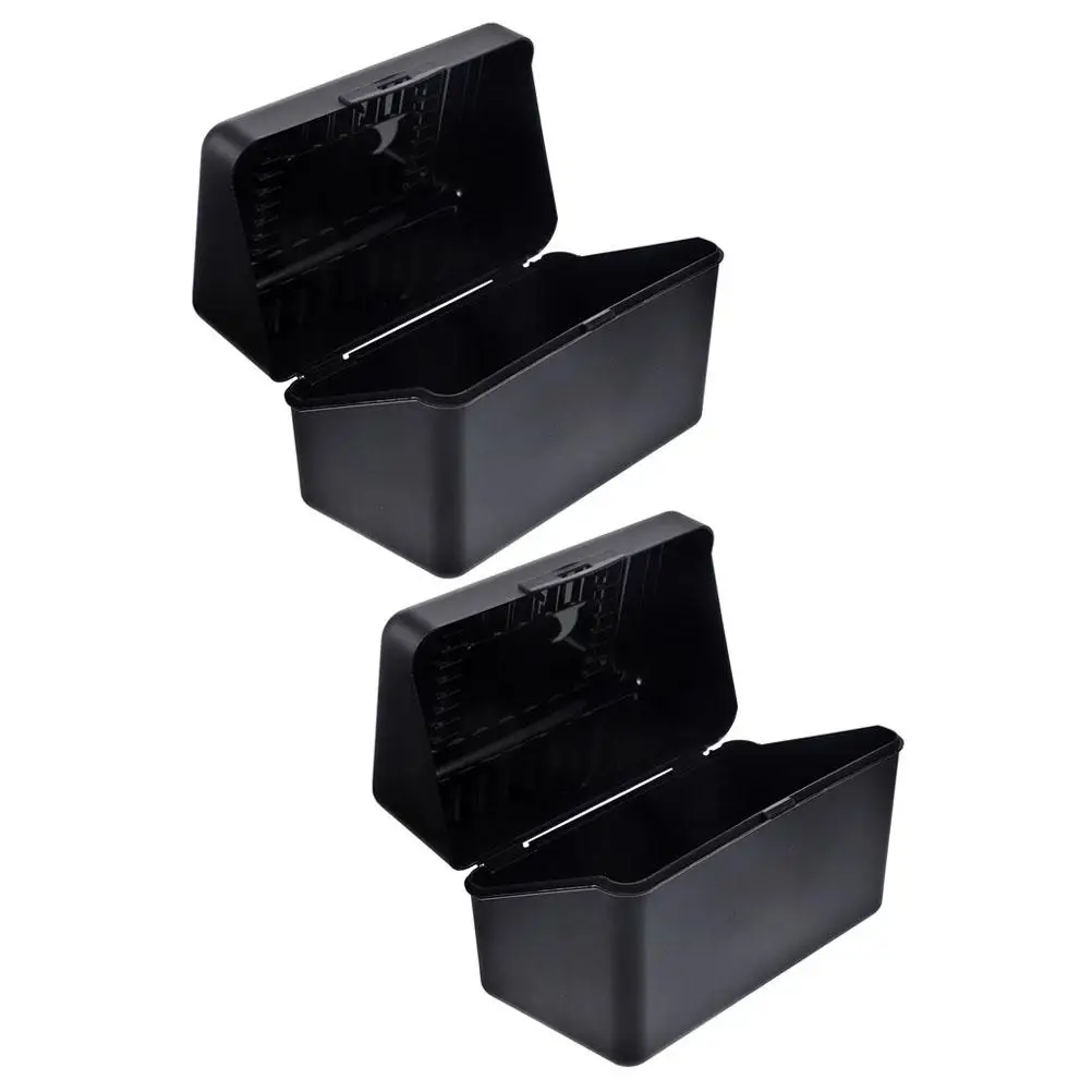 

2Pcs Index Box Office Holder Storage Case Business Notebooks Organizer Convenient Card Case Desk Accessory MultiFunction Card