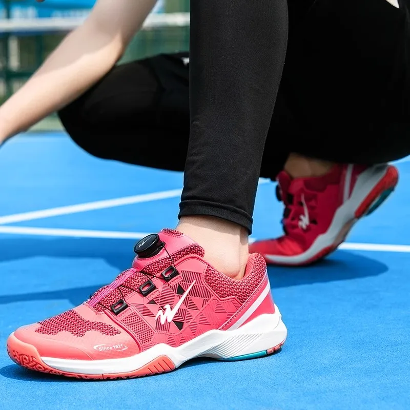 Outdoor High Quality Men's Badminton Shoes Unisex Sports Shoes Lightweight Tennis Shoes Athletic Training Women's Sports Shoes