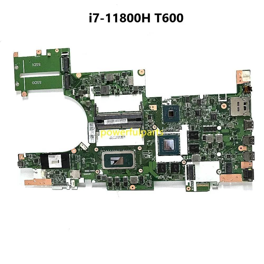 For Lenovo ThinkPad P15v Gen 2 Motherboard HP5B0 HT5B0 NM-D551 I5-11400H i7-11800H Cpu T500  T600 Graphic Working Good