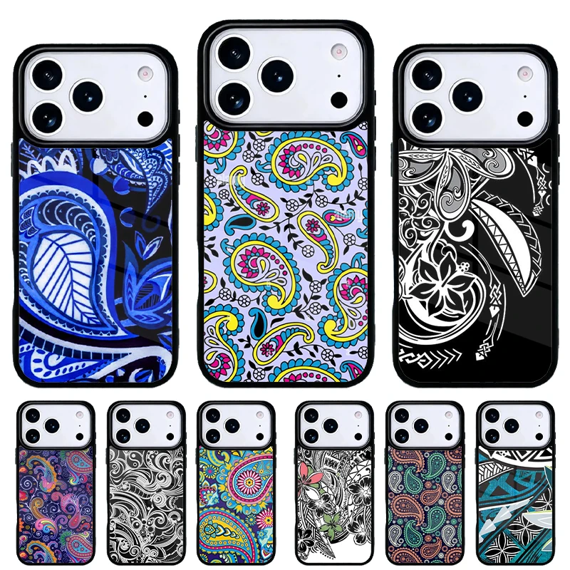 Funda iPhone Diseño Polinesio – Carcasa Trasera Protectora