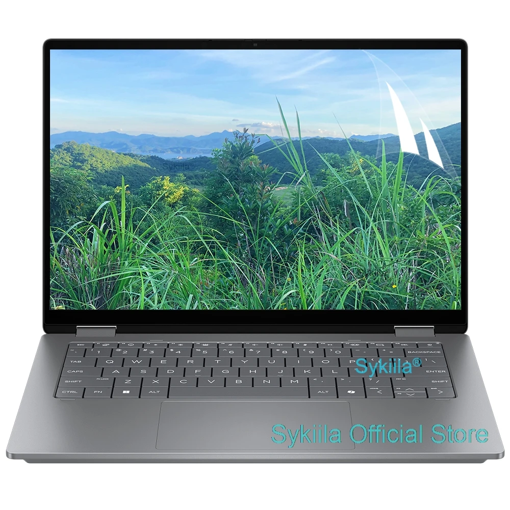 واقي شاشة لجهاز HP Omnibook 3 5 7 X Ultra Flip AI 13 14 15 16 17 fh fd fp he az fb bf dc ha AR HD جلد بلوري شفاف غير لامع