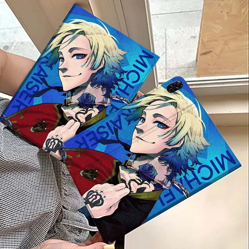 

Чехол для планшета Anime B-BLUES L-LOCKS для Huawei MatePad M5 T5 SE 11 Pro Honor Tab 5 V7 V8 X9 GT 10.1 10.8 дюймов