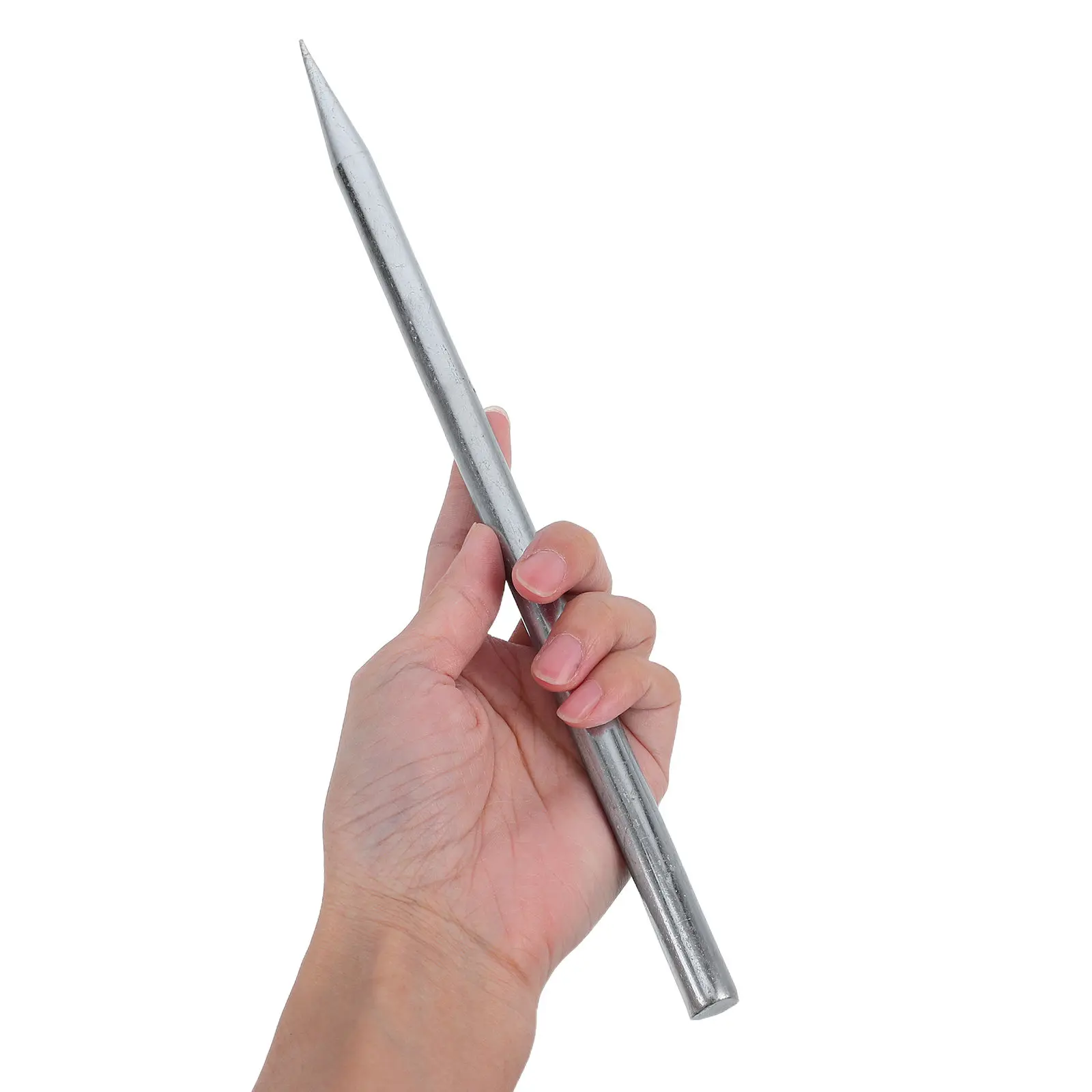 Galvanized Ground Rod Outdoor Lightning Protection Earthing Rod for Antennas Electric Fence Generator Instrument Grounding Stake