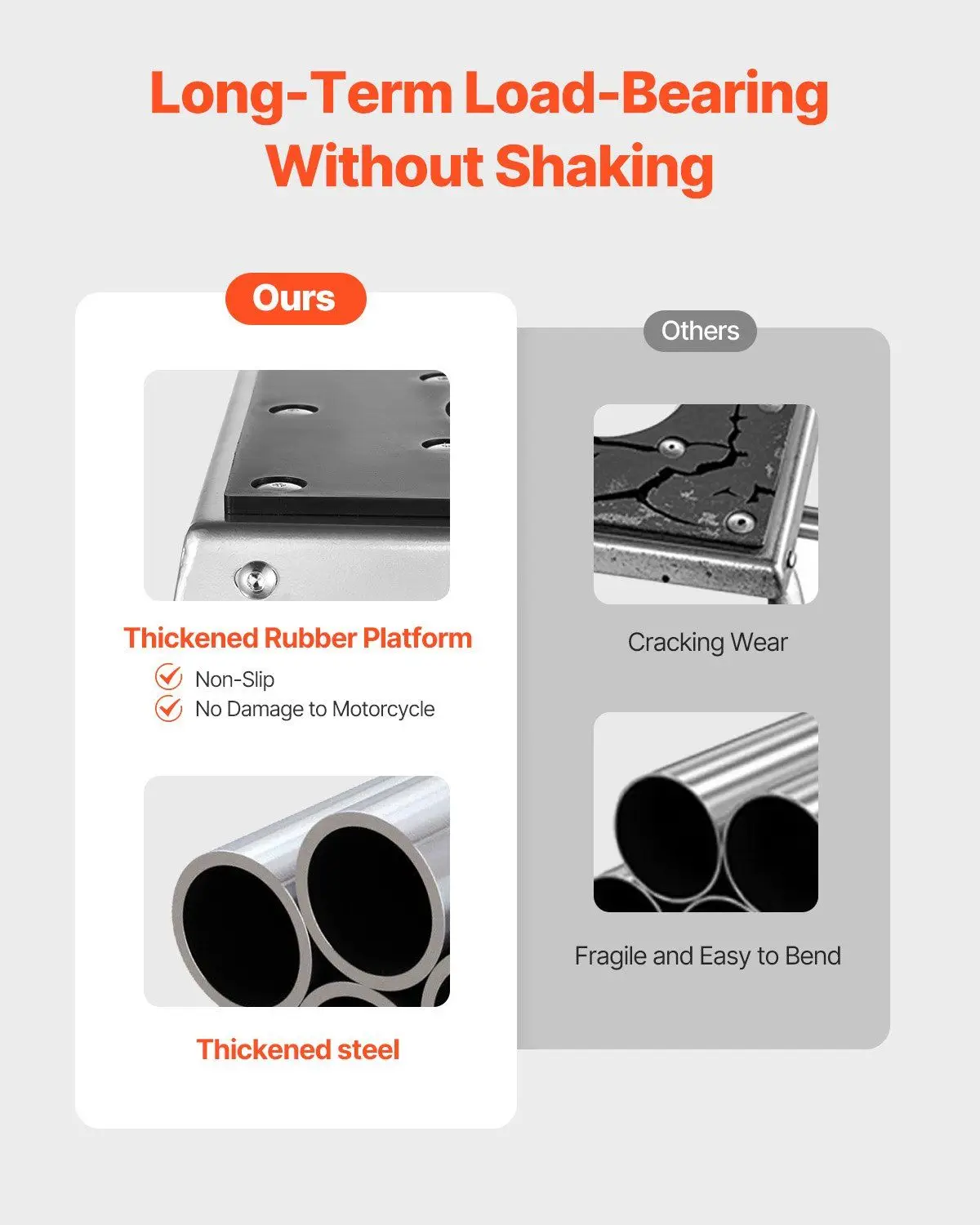 1100 lbs suporte de bicicleta da sujeira dirtbike pit suporte universal antiderrapante fora de estrada aço resistente manutenção elevador moto caixa suporte