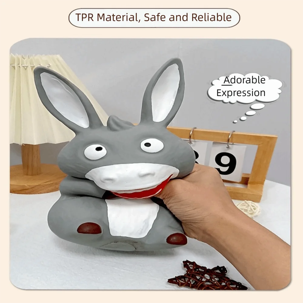 Indestructible Squeeze Toy Slow Rising Silicone Stress Relief Toy Soft Material Donkey Donkey Shape Squeeze Toy Anti Stress