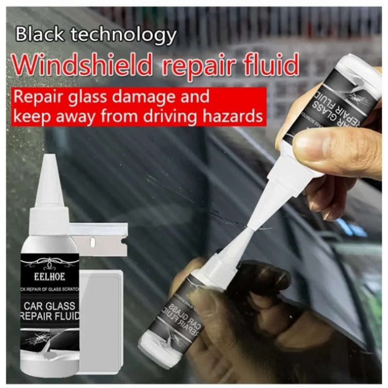 4/2/1PCS Car Glass Windshield Crack Repair Adhesive Glue Cracked Glass Repair Fluid Adhesive Glue For Table Glasses